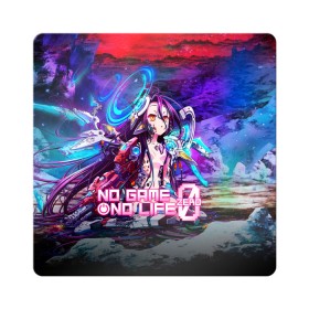 Магнит виниловый Квадрат с принтом no game no life 002 в Тюмени, полимерный материал с магнитным слоем | размер 9*9 см, закругленные углы | Тематика изображения на принте: 