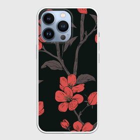 Чехол для iPhone 13 Pro с принтом САКУРА | SAKURA в Тюмени,  |  | Тематика изображения на принте: chery | flowers | japan | sakura | вишня | растения | сакура | цветы | цветы сакуры | япония