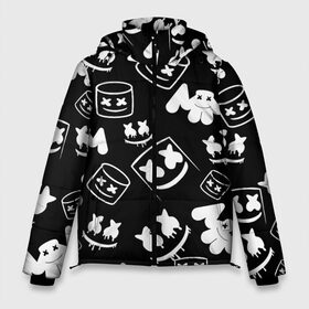 Мужская зимняя куртка 3D с принтом Marshmello ЧБ в Тюмени, верх — 100% полиэстер; подкладка — 100% полиэстер; утеплитель — 100% полиэстер | длина ниже бедра, свободный силуэт Оверсайз. Есть воротник-стойка, отстегивающийся капюшон и ветрозащитная планка. 

Боковые карманы с листочкой на кнопках и внутренний карман на молнии. | 2020 | cs | dj | fortnite | game | marshmello | music | neon | pubg | белое | ведро | ди джей | игра | марш | маршмелло | маршмеллоу | музыка | неон | скин | форт | фортнайт | чб | человек | черно