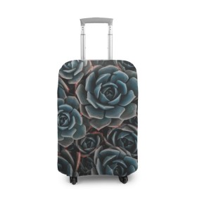 Чехол для чемодана 3D с принтом Цветы Розы в Тюмени, 86% полиэфир, 14% спандекс | двустороннее нанесение принта, прорези для ручек и колес | bloom | blossom | flos | flowers | steel roses | красота | лепестки | растения | цветки | цветы