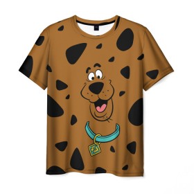 Мужская футболка 3D с принтом Scooby-Doo в Тюмени, 100% полиэфир | прямой крой, круглый вырез горловины, длина до линии бедер | Тематика изображения на принте: scooby doo | vdosadir | скуберт фон дуенхеймер | скуби ду | уильям ханна