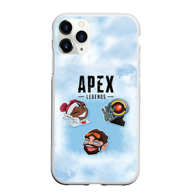 Чехол для iPhone 11 Pro матовый с принтом Apex Legends в Тюмени, Силикон |  | apex | bangalore | battle | bloodhound | caustic | frontier | gibraltar | legends | lifeline | mirage | pathfinder | royale | shooter | wraith | битва | королевская | легенды | фронтир | шутер