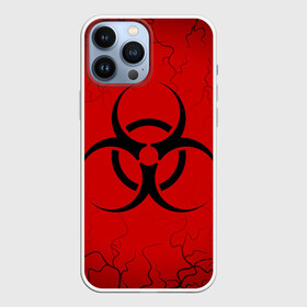 Чехол для iPhone 13 Pro Max с принтом ЗАРАЖЁННАЯ в Тюмени,  |  | beta cov b | biohazard | mask | sars cov | биохазард | вирус | вирус из китая | китай | коронавирус | маски | медицина | медицинская маска | пневмония | ухань | эпидемия