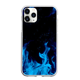 Чехол для iPhone 11 Pro Max матовый с принтом СИНИЙ ОГОНЬ в Тюмени, Силикон |  | abstraction | blue fire | bones | fire | geometry | hexagon | neon | paints | skull | stripes | texture | triangle | абстракция | брызги | геометрия | краски | неон | неоновый | огонь | соты | текстура | черепа