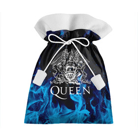 Подарочный 3D мешок с принтом QUEEN | КВИН (Z) в Тюмени, 100% полиэстер | Размер: 29*39 см | queen | rock | we will rock you | брайан мэи | группа queen | группа квин | джон дикон | квин | королева | король | роджер тейлор | рок | фредди меркьюри