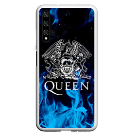 Чехол для Honor 20 с принтом QUEEN в Тюмени, Силикон | Область печати: задняя сторона чехла, без боковых панелей | queen | rock | we will rock you | брайан мэи | группа queen | группа квин | джон дикон | квин | королева | король | роджер тейлор | рок | фредди меркьюри