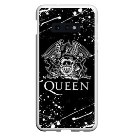 Чехол для Samsung S10E с принтом QUEEN в Тюмени, Силикон | Область печати: задняя сторона чехла, без боковых панелей | queen | rock | we will rock you | брайан мэи | группа queen | группа квин | джон дикон | квин | королева | король | роджер тейлор | рок | фредди меркьюри