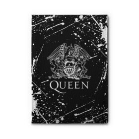 Обложка для автодокументов с принтом QUEEN  в Тюмени, натуральная кожа |  размер 19,9*13 см; внутри 4 больших “конверта” для документов и один маленький отдел — туда идеально встанут права | queen | rock | we will rock you | брайан мэи | группа queen | группа квин | джон дикон | квин | королева | король | роджер тейлор | рок | фредди меркьюри