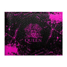 Обложка для студенческого билета с принтом QUEEN  в Тюмени, натуральная кожа | Размер: 11*8 см; Печать на всей внешней стороне | queen | rock | we will rock you | брайан мэи | группа queen | группа квин | джон дикон | квин | королева | король | роджер тейлор | рок | фредди меркьюри