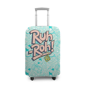 Чехол для чемодана 3D с принтом Ruh-Roh! в Тюмени, 86% полиэфир, 14% спандекс | двустороннее нанесение принта, прорези для ручек и колес | scooby doo | vdosadir | скуби ду | уильям ханна