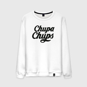 Мужской свитшот хлопок с принтом Chupa-Chups Logo в Тюмени, 100% хлопок |  | chupa chups | confectus | confetto | бренд | конфета | сладкое | сладость | сосалка | соска | чупа | чупа чупс | чупс