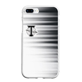Чехол для iPhone 7Plus/8 Plus матовый с принтом Торпедо в Тюмени, Силикон | Область печати: задняя сторона чехла, без боковых панелей | белое | пфл | рфпл | торпедо | форма | футбол | чёрное