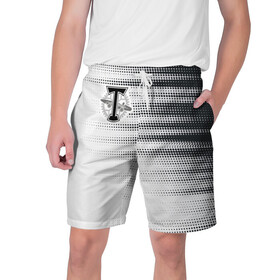 Мужские шорты 3D с принтом Торпедо в Тюмени,  полиэстер 100% | прямой крой, два кармана без застежек по бокам. Мягкая трикотажная резинка на поясе, внутри которой широкие завязки. Длина чуть выше колен | Тематика изображения на принте: белое | пфл | рфпл | торпедо | форма | футбол | чёрное
