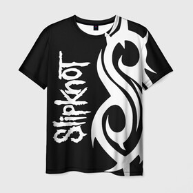 Мужская футболка 3D с принтом Slipknot (6) в Тюмени, 100% полиэфир | прямой крой, круглый вырез горловины, длина до линии бедер | devil | metal | music | rock | satana | slipknot | дьявол | метал | музыка | рок | сатана | слипкнот