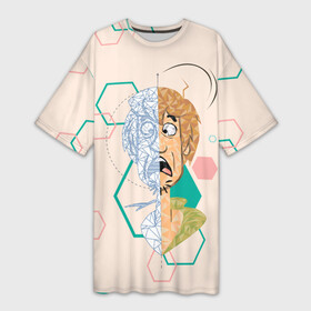 Платье-футболка 3D с принтом Shaggy в Тюмени,  |  | scooby doo | shaggy | vdosadir | скуби ду | уильям ханна | шегги
