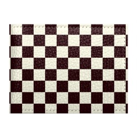 Обложка для студенческого билета с принтом Шахматка в Тюмени, натуральная кожа | Размер: 11*8 см; Печать на всей внешней стороне | Тематика изображения на принте: квадраты | текстуры | узор шахматка | узоры | чб | чб квадраты | чб узор | шахматка | шахматная доска | шахматы