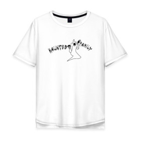 Мужская футболка хлопок Oversize с принтом Kizaru в Тюмени, 100% хлопок | свободный крой, круглый ворот, “спинка” длиннее передней части | haunted family | kizaru | music | rap | гангста | кизару | нечипорeнко | реп | репер | рэп | рэпер | хип хоп