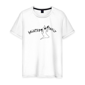 Мужская футболка хлопок с принтом Kizaru в Тюмени, 100% хлопок | прямой крой, круглый вырез горловины, длина до линии бедер, слегка спущенное плечо. | haunted family | kizaru | music | rap | гангста | кизару | нечипорeнко | реп | репер | рэп | рэпер | хип хоп