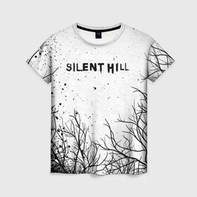 Женская футболка 3D с принтом SILENT HILL в Тюмени, 100% полиэфир ( синтетическое хлопкоподобное полотно) | прямой крой, круглый вырез горловины, длина до линии бедер | horror | pyramidhead | silent hill | silent hill 2 | silent hill 3 | survival horror | знаки | орден | пирамидоголовый | сайлент хилл | сайрэнто хиру | символы | ужасы | хоррор