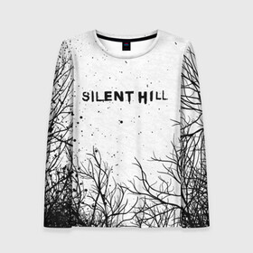 Женский лонгслив 3D с принтом SILENT HILL в Тюмени, 100% полиэстер | длинные рукава, круглый вырез горловины, полуприлегающий силуэт | horror | pyramidhead | silent hill | silent hill 2 | silent hill 3 | survival horror | знаки | орден | пирамидоголовый | сайлент хилл | сайрэнто хиру | символы | ужасы | хоррор