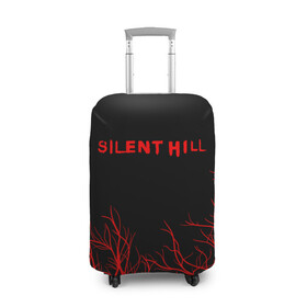 Чехол для чемодана 3D с принтом SILENT HILL в Тюмени, 86% полиэфир, 14% спандекс | двустороннее нанесение принта, прорези для ручек и колес | horror | pyramidhead | silent hill | silent hill 2 | silent hill 3 | survival horror | знаки | орден | пирамидоголовый | сайлент хилл | сайрэнто хиру | символы | ужасы | хоррор