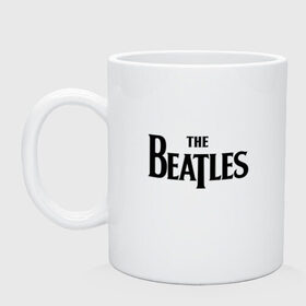 Кружка керамическая с принтом The Beatles в Тюмени, керамика | объем — 330 мл, диаметр — 80 мм. Принт наносится на бока кружки, можно сделать два разных изображения | the beatles | арт | бит | музыка | поп музыка | психоделический рок | рок | рок группа | рок н ролл | хард рок