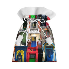 Подарочный 3D мешок с принтом London doors цифровой коллаж в Тюмени, 100% полиэстер | Размер: 29*39 см | англия | архитектура | великобритания | двери | дверь | лондон | окно | проем | туризм | цифровой коллаж