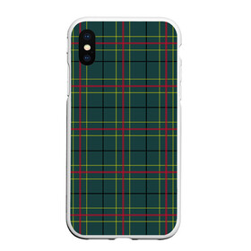 Чехол для iPhone XS Max матовый с принтом Шотландка в Тюмени, Силикон | Область печати: задняя сторона чехла, без боковых панелей | в клетку | в клеточку | джентельмены | джентельмены фильм | классика | классические | клетка | клетчатые | красная клетка | шотландка | шотландская клетка