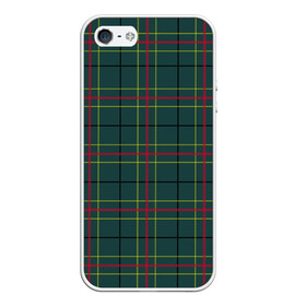 Чехол для iPhone 5/5S матовый с принтом Шотландка в Тюмени, Силикон | Область печати: задняя сторона чехла, без боковых панелей | в клетку | в клеточку | джентельмены | джентельмены фильм | классика | классические | клетка | клетчатые | красная клетка | шотландка | шотландская клетка