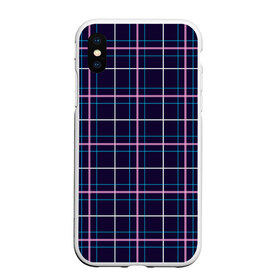 Чехол для iPhone XS Max матовый с принтом Шотландка в Тюмени, Силикон | Область печати: задняя сторона чехла, без боковых панелей | в клетку | в клеточку | классика | классические | клетка | клетчатые | красная клетка | шотландка | шотландская клетка