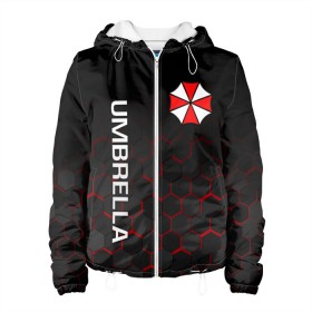 Женская куртка 3D с принтом UMBRELLA CORP в Тюмени, ткань верха — 100% полиэстер, подклад — флис | прямой крой, подол и капюшон оформлены резинкой с фиксаторами, два кармана без застежек по бокам, один большой потайной карман на груди. Карман на груди застегивается на липучку | ada wong | biohazard | leon | nemesis | project resistance | raccoon city | re | re3 | resident evil | resident evil 3 | rpd | stars | umbrella | ада вонг | амбрелла | немезис | ужасы