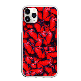 Чехол для iPhone 11 Pro Max матовый с принтом Бабочки в Тюмени, Силикон |  | Тематика изображения на принте: animal | red | wings | бабочки | девушка | девушке | животное | животные | красное | красный | крыло | крылья | мотылек | насекомое | насекомые