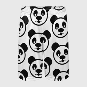 Детские спортивные шорты 3D с принтом panda в Тюмени,  100% полиэстер
 | пояс оформлен широкой мягкой резинкой, ткань тянется
 | Тематика изображения на принте: big picture | panda | голова | животные | звери | панда | прикольные картинки