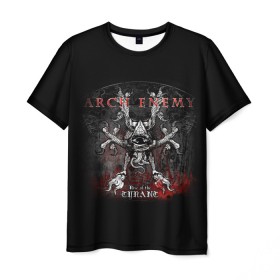 Мужская футболка 3D с принтом Arch Enemy 25 в Тюмени, 100% полиэфир | прямой крой, круглый вырез горловины, длина до линии бедер | 
