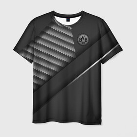 Мужская футболка 3D с принтом FC Borussia в Тюмени, 100% полиэфир | прямой крой, круглый вырез горловины, длина до линии бедер | football | sancho dortmund | бавария | боруссия | дортмунд | лига чемпионов | псж | футбол | холанд | эрлинг холанд