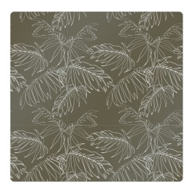 Магнитный плакат 3Х3 с принтом листья пальмы в Тюмени, Полимерный материал с магнитным слоем | 9 деталей размером 9*9 см | casual | summer | летние | лето | пляжное | тренд | тропики