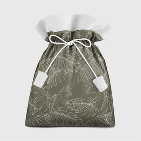 Подарочный 3D мешок с принтом листья пальмы в Тюмени, 100% полиэстер | Размер: 29*39 см | casual | summer | летние | лето | пляжное | тренд | тропики