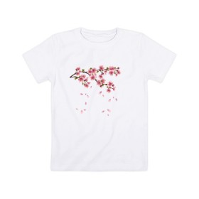Детская футболка хлопок с принтом Весна 2020. в Тюмени, 100% хлопок | круглый вырез горловины, полуприлегающий силуэт, длина до линии бедер | весенние картинки | весна | весна 2020 | зелнь | прекрасное время года | прикольные картинки | природа | птицы | тюльпаны | цветы