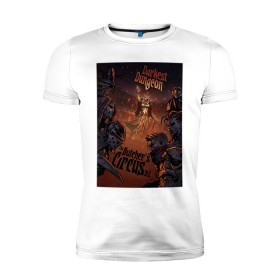 Мужская футболка премиум с принтом Darkest Dungeon в Тюмени, 92% хлопок, 8% лайкра | приталенный силуэт, круглый вырез ворота, длина до линии бедра, короткий рукав | butchers circus | darkest dungeon | game | games | rpg