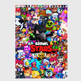 Скетчбук с принтом BRAWL STARSCROW в Тюмени, 100% бумага
 | 48 листов, плотность листов — 100 г/м2, плотность картонной обложки — 250 г/м2. Листы скреплены сверху удобной пружинной спиралью | 8 | 8 bit | bibi | brawl stars | brock | bull | crow | dinomike | el primo | leon | mobile game | mr.p | nita | poko | ricochet | stars | tara | бравл старс | ворон | леон | мобильные игры