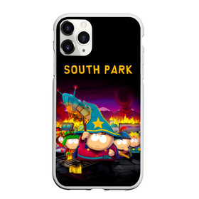 Чехол для iPhone 11 Pro матовый с принтом Южный Парк в Тюмени, Силикон |  | south park | sp | батерс | баттерс | гарисон | енот | кайл  брофловски | картман | кеннет | кенни | маки | макки | маккормик | марш | мистер | мистерион | мультфильм | полотенчик | ренди | саус парк | сауспарк