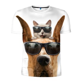 Мужская футболка 3D спортивная с принтом Блатные животные. в Тюмени, 100% полиэстер с улучшенными характеристиками | приталенный силуэт, круглая горловина, широкие плечи, сужается к линии бедра | dog | блатной кот | животные | животные.
кот | звери | котенок | коты | минимализм | питомцы | прикольные картинки | собака