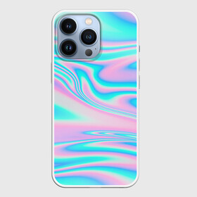 Чехол для iPhone 13 Pro с принтом WAVES | УЗОРЫ | АБСТРАКЦИЯ в Тюмени,  |  | abstraction | geometry | hexagon | neon | paints | stripes | texture | triangle | waves | абстракция | брызги | волны | геометрия | краски | неон | неоновый | соты | текстура