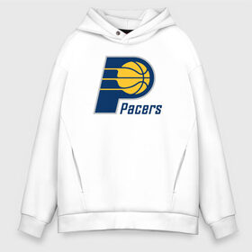 Мужское худи Oversize хлопок с принтом Indiana Pacers (2) в Тюмени, френч-терри — 70% хлопок, 30% полиэстер. Мягкий теплый начес внутри —100% хлопок | боковые карманы, эластичные манжеты и нижняя кромка, капюшон на магнитной кнопке | Тематика изображения на принте: ball | basketball | indiana pacers | sport | streetball | баскетбол | индиана пэйсерс | мяч | нба | спорт | стритбол