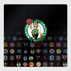 Магнитный плакат 3Х3 с принтом Boston Celtics (1) в Тюмени, Полимерный материал с магнитным слоем | 9 деталей размером 9*9 см | Тематика изображения на принте: ball | basketball | boston celtics | sport | streetball | баскетбол | бостон селтикс | мяч | нба | спорт | стритбол