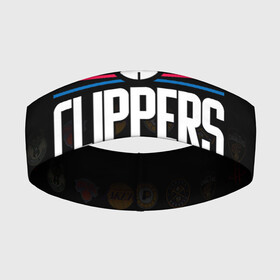 Повязка на голову 3D с принтом Los Angeles Clippers (2) в Тюмени,  |  | ball | basketball | clippers | sport | streetball | баскетбол | клипперс | мяч | нба | спорт | стритбол