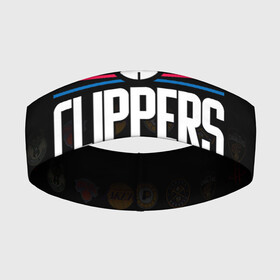 Повязка на голову 3D с принтом Los Angeles Clippers (2) в Тюмени,  |  | Тематика изображения на принте: ball | basketball | clippers | sport | streetball | баскетбол | клипперс | мяч | нба | спорт | стритбол