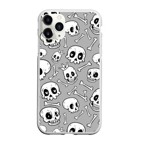 Чехол для iPhone 11 Pro Max матовый с принтом Черепа в Тюмени, Силикон |  | halloween | skull | кости | кость | много черепов | паттерн черепа | скелет | скелеты | хеллоуин | хеллуин | хелоуин | хелуин | череп | череп арт | черепа | черепок | черепушка | черепушки