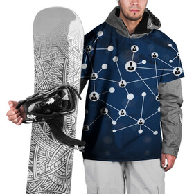 Накидка на куртку 3D с принтом COVID-19 WORLD в Тюмени, 100% полиэстер |  | covid 19 | molecule | абстракция | клетки | коронавирус | медицина | микробы | молекулы | наука | нейрон | нейроны | текстура | текстуры | формула