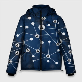 Мужская зимняя куртка 3D с принтом COVID-19 WORLD в Тюмени, верх — 100% полиэстер; подкладка — 100% полиэстер; утеплитель — 100% полиэстер | длина ниже бедра, свободный силуэт Оверсайз. Есть воротник-стойка, отстегивающийся капюшон и ветрозащитная планка. 

Боковые карманы с листочкой на кнопках и внутренний карман на молнии. | covid 19 | molecule | абстракция | клетки | коронавирус | медицина | микробы | молекулы | наука | нейрон | нейроны | текстура | текстуры | формула